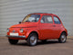1972 Fiat 500 Twin Cylinder Poster Print - Classic Italian Design