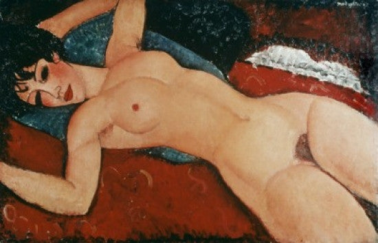 Reclining Nude Fine Art Print by Amedeo Modigliani