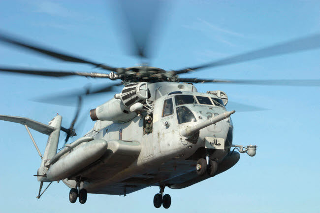 US Marine Corps CH-53E Super Stallion Helicopter Fine Art Print by Stocktrek Images