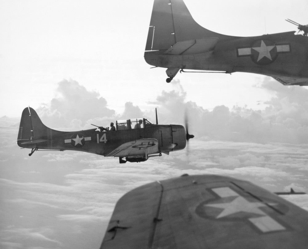 U.S. Navy Douglas Dauntless Dive Bombers Poster Print - World War II