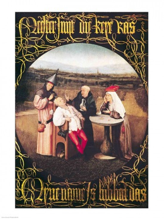 The Cure of Folly Fine Art Print by Hieronymus Bosch