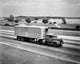 High Angle View of a Truck Moving on a Road Fine Art Print