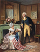 Betsy Ross Sewing the First American Flag Fine Art Print