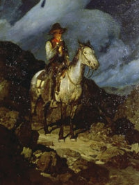 Texas Night Herder Fine Art Print by Frank Tenney Johnson