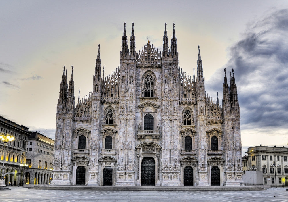 Early Morning On Il Duomo Fine Art Print - Milan, Italy
