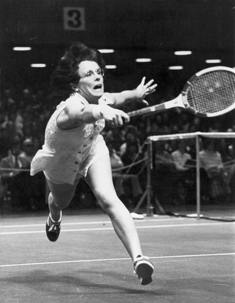 Billie Jean King American Tennis Player Poster Print - 1974 Tournament