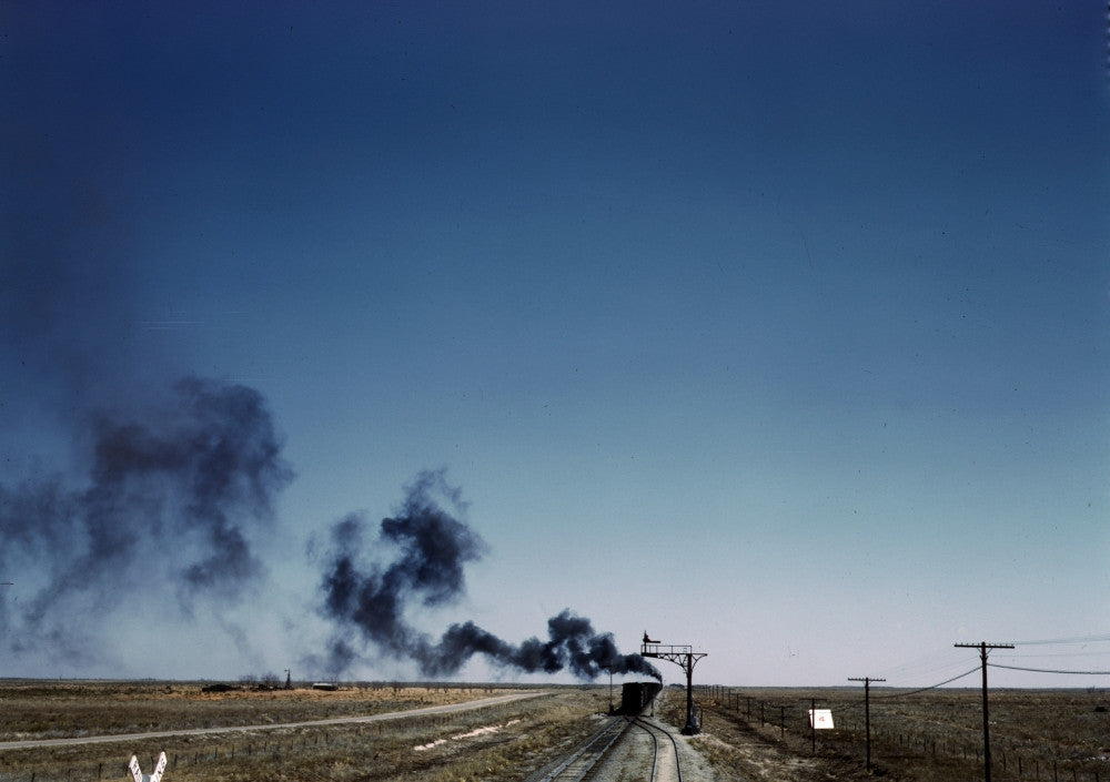 New Mexico Railroad Fine Art Print by Jack Delano - 1943
