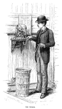Stock Ticker 1885 Fine Art Print by Granger Collection