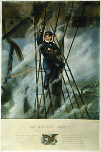 David Glasgow Farragut - Battle of Mobile Bay Lithograph Print
