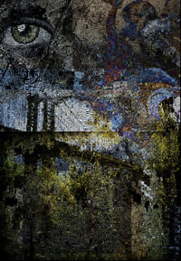 Surrealism Brooklyn Bridge Words Fine Art Print by Bruce Rolff