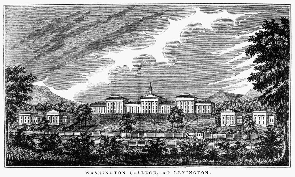 Virginia College Fine Art Print - Washington College 1856