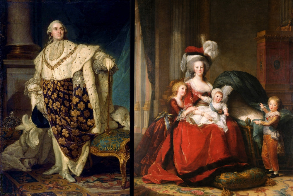 Louis XVI Coronation Art Print - King of France & Marie Antoinette