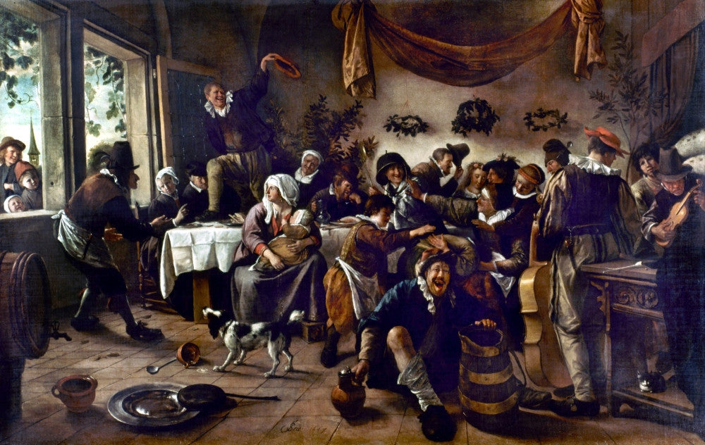 Steen: Wedding Party Fine Art Print by Jan Steen