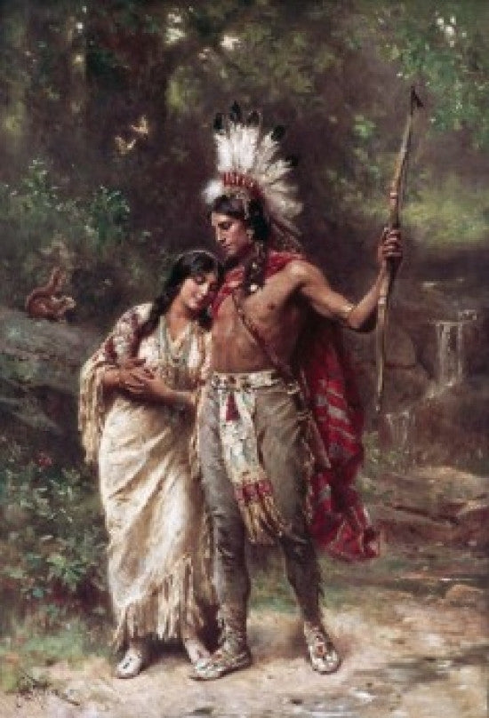 Hiawatha's Wedding Journey Fine Art Print by Jean Leon Gerome Ferris
