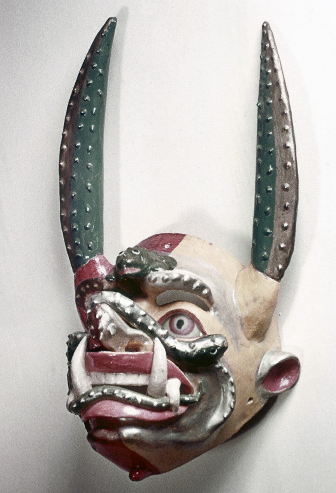 Bolivia Native Dance Mask Fine Art Print by Granger Collection