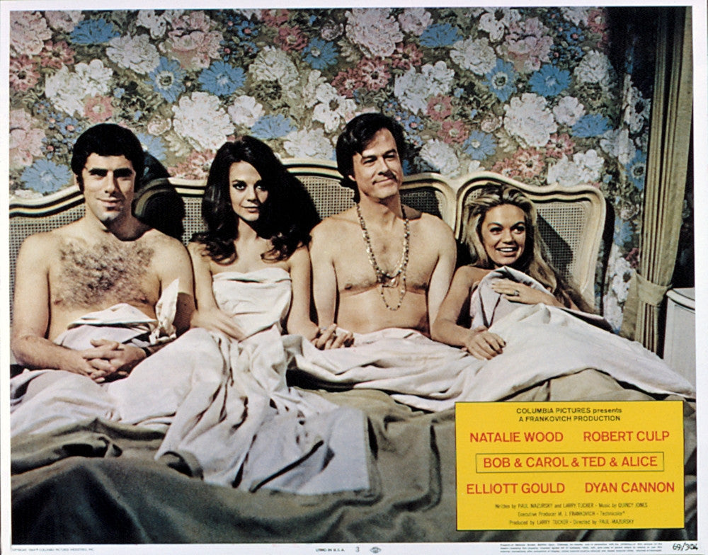 Bob & Carol & Ted & Alice Movie Poster Art Print (1969)
