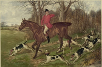 Fox Hunt Fine Art Print - Custom Sizes Available