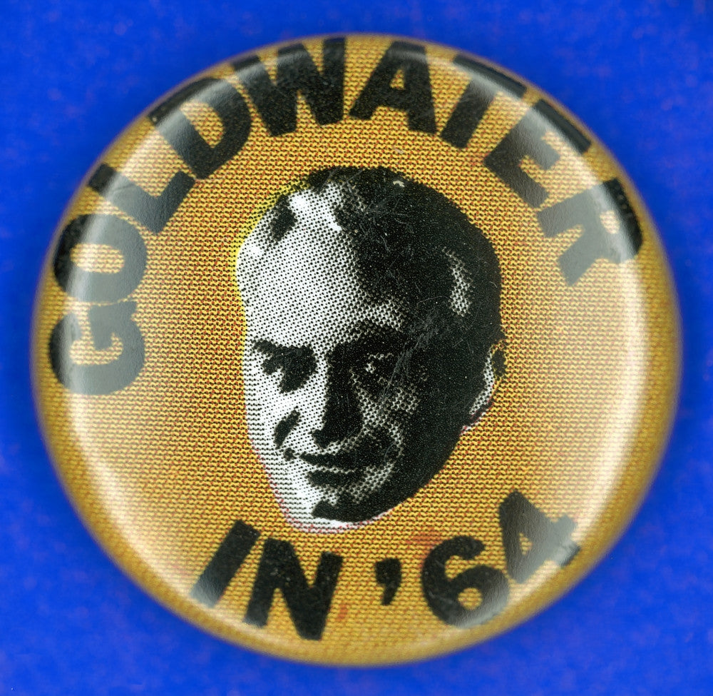 1964 Presidential Campaign Button Art Print Featuring Barry Goldwater