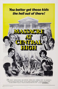 Massacre At Central High Movie Poster Art - 1976 Fine Art Print