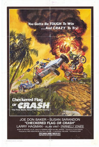 Checkered Flag or Crash Movie Poster Print 27x40
