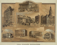 Stock Exchanges in New York Historical Poster Print