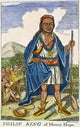 Philip Metacomet Wampanoag Chief Copper Engraving by Paul Revere