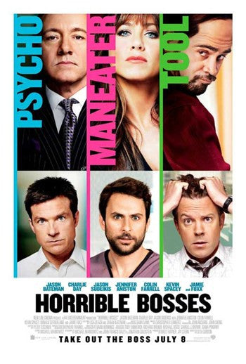 Horrible Bosses Movie Poster 11x17 - Fun Office Decor
