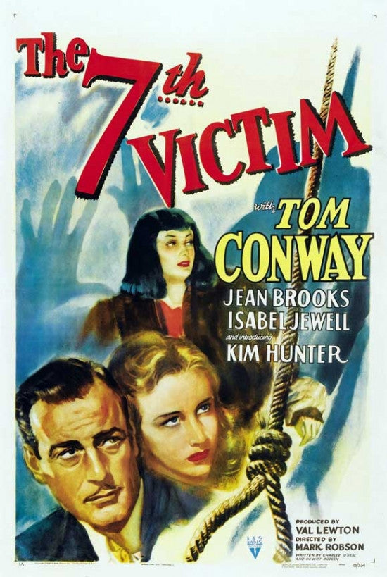 The Seventh Victim Movie Poster Print | Classic Horror Art