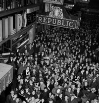 Crowds of People in New York City Fine Art Print