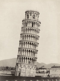 Leaning Tower of Pisa Vintage Photograph Print - Granger Collection