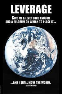 Give Me a Lever Long Enough Fine Art Print by Archimedes