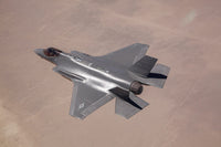 F-35 Lightning II Over Edwards Air Force Base Poster Print by Stocktrek Images