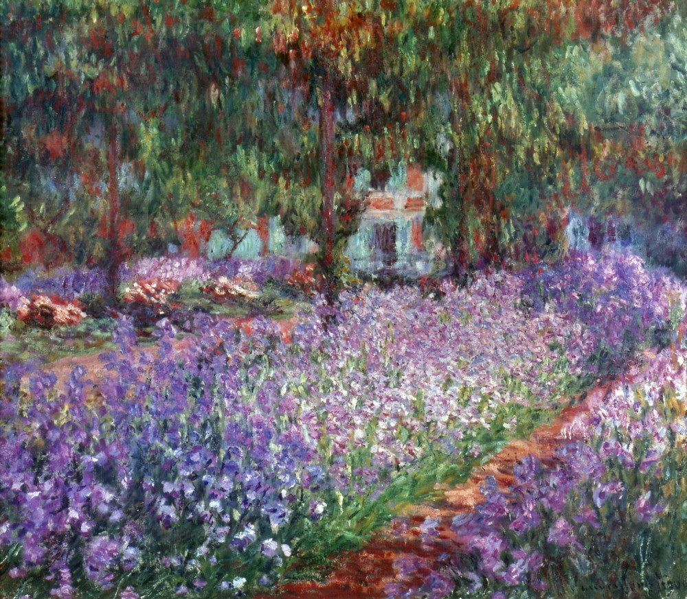 Monet's Giverny Garden Fine Art Print by Claude Monet