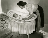 Mother and Baby Fine Art Print - Bassinet Scene (Multiple Sizes)