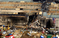 Aerial View of the Pentagon Attack on September 11, 2001 Fine Art Print by Stocktrek Images