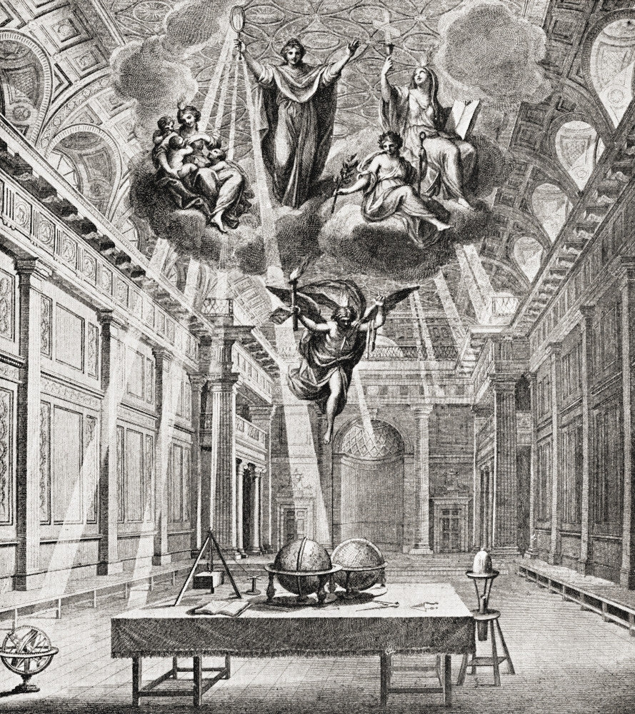Masonic Frontispiece Fine Art Print by Hilary Jane Morgan