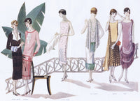 Paris Fashions Spring 1925 Fine Art Print by Mary Evans