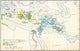 Historical Map of the Assyrian Empire and Eastern Mediterranean (750-625 B.C.) by Ken Welsh