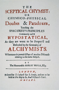 Boyle's Sceptical Chymist Title Page Fine Art Print by Granger Collection