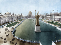 Columbian Exposition 1893 Grand Basin Photograph Print by Granger Collection