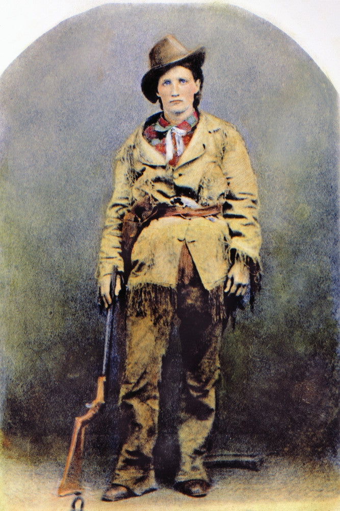 Calamity Jane Fine Art Print - Oil Over Photograph, 1895