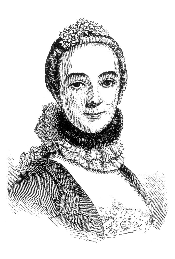 Gabrielle-Emilie Du Chatelet Wood Engraving Fine Art Print