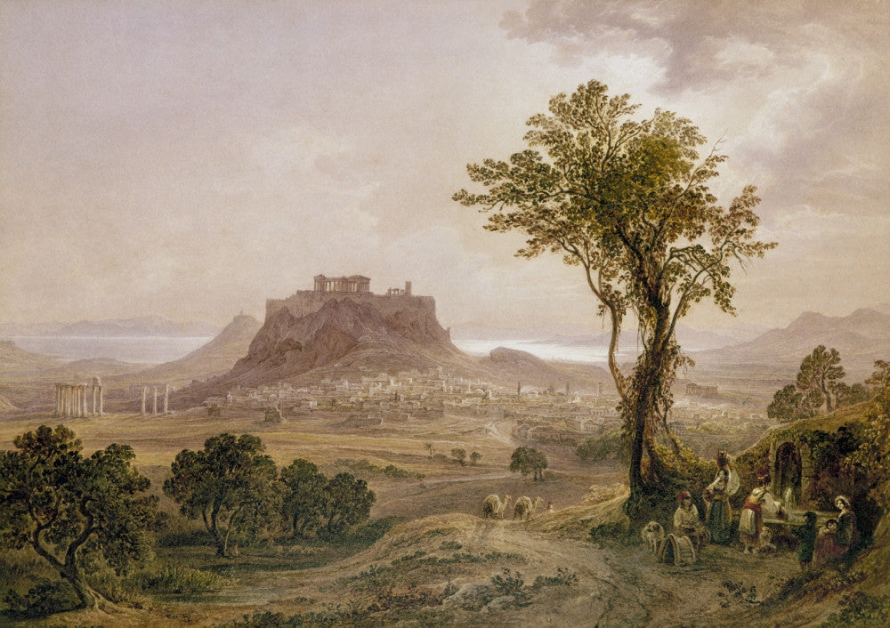 Acropolis Fine Art Print by Thomas Horner (C1835)