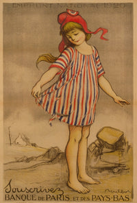 French Revolution Girl Poster Print - Torn Dress & Phrygian Cap