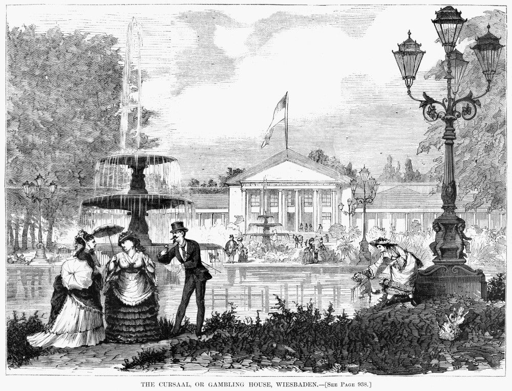 Wiesbaden Casino 1871 Fine Art Print - Kurhaus & Casino, Germany