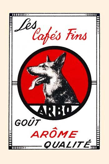 Vintage German Shepherd Matchbox Label Fine Art Print