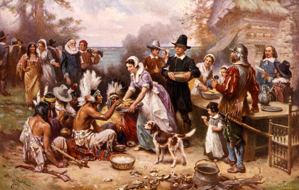 The First Thanksgiving 1621 Fine Art Print by Science Source
