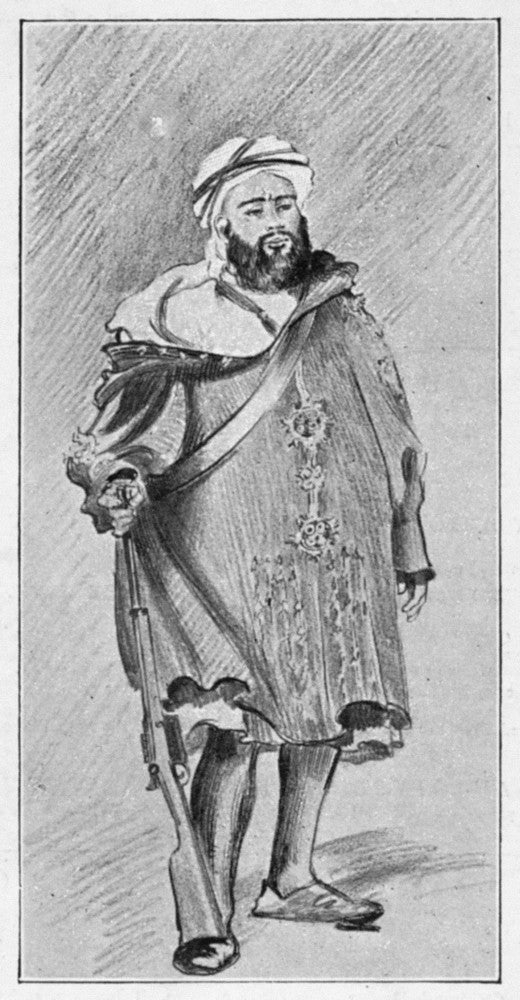 Ahmed Muhammed Raisuli - Moroccan Brigand Drawing Poster Print by Granger Collection