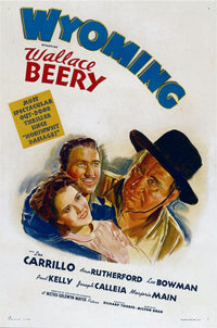 Wyoming U 1940 Movie Poster Masterprint featuring Ann Rutherford, Leo Carrillo, and Wallace Beery
