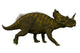 Centrosaurus Dinosaur Side View Fine Art Print by Corey Ford